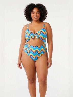 NWT MeUndies Cut-Out One Piece Swimsuit size 2X